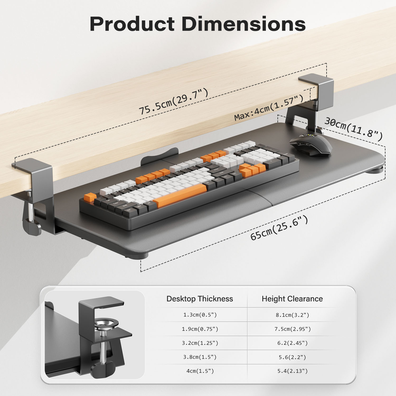 Keyboard Tray B0CQP1ZRQX.PT04